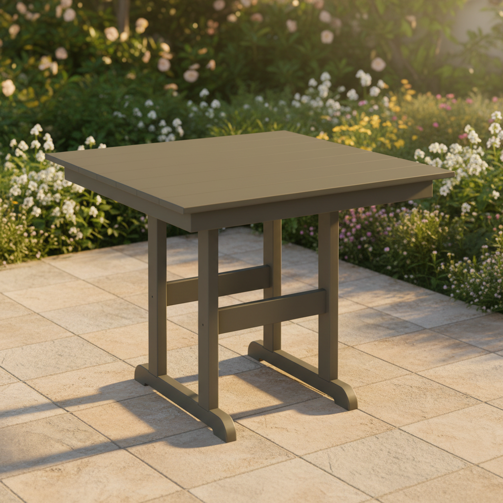 DuraWeather Poly 38 SQUARE TABLE