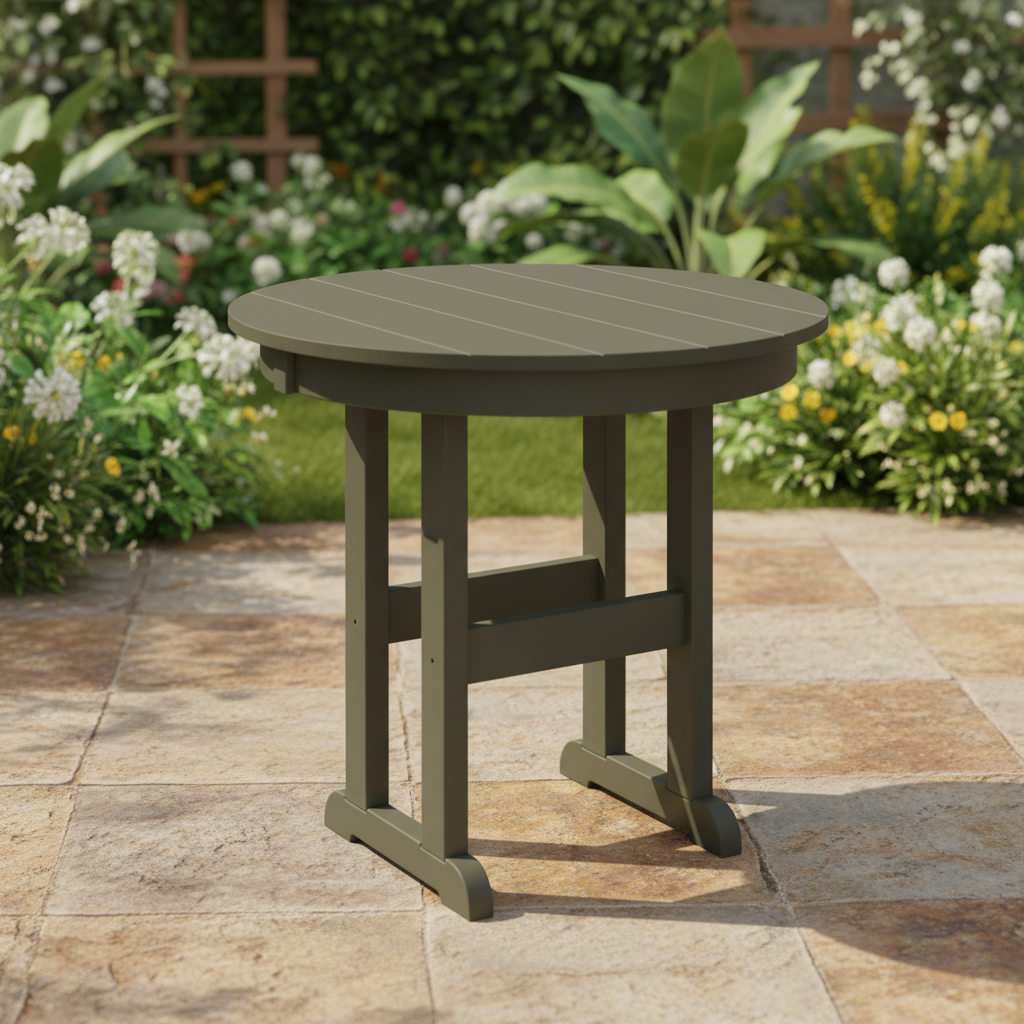 DuraWeather Poly 33" ROUND TABLE