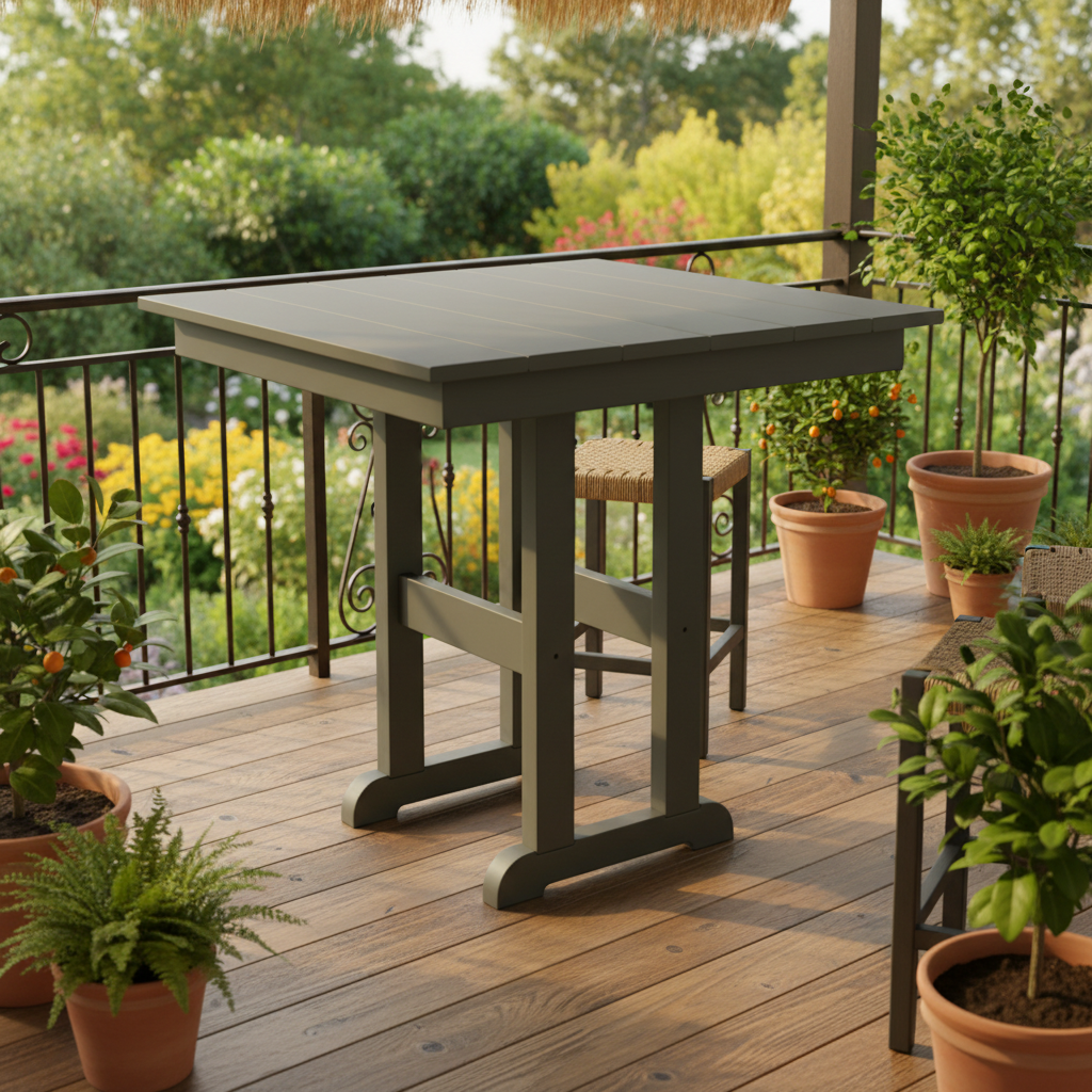 DuraWeather Poly 33 SQUARE TABLE
