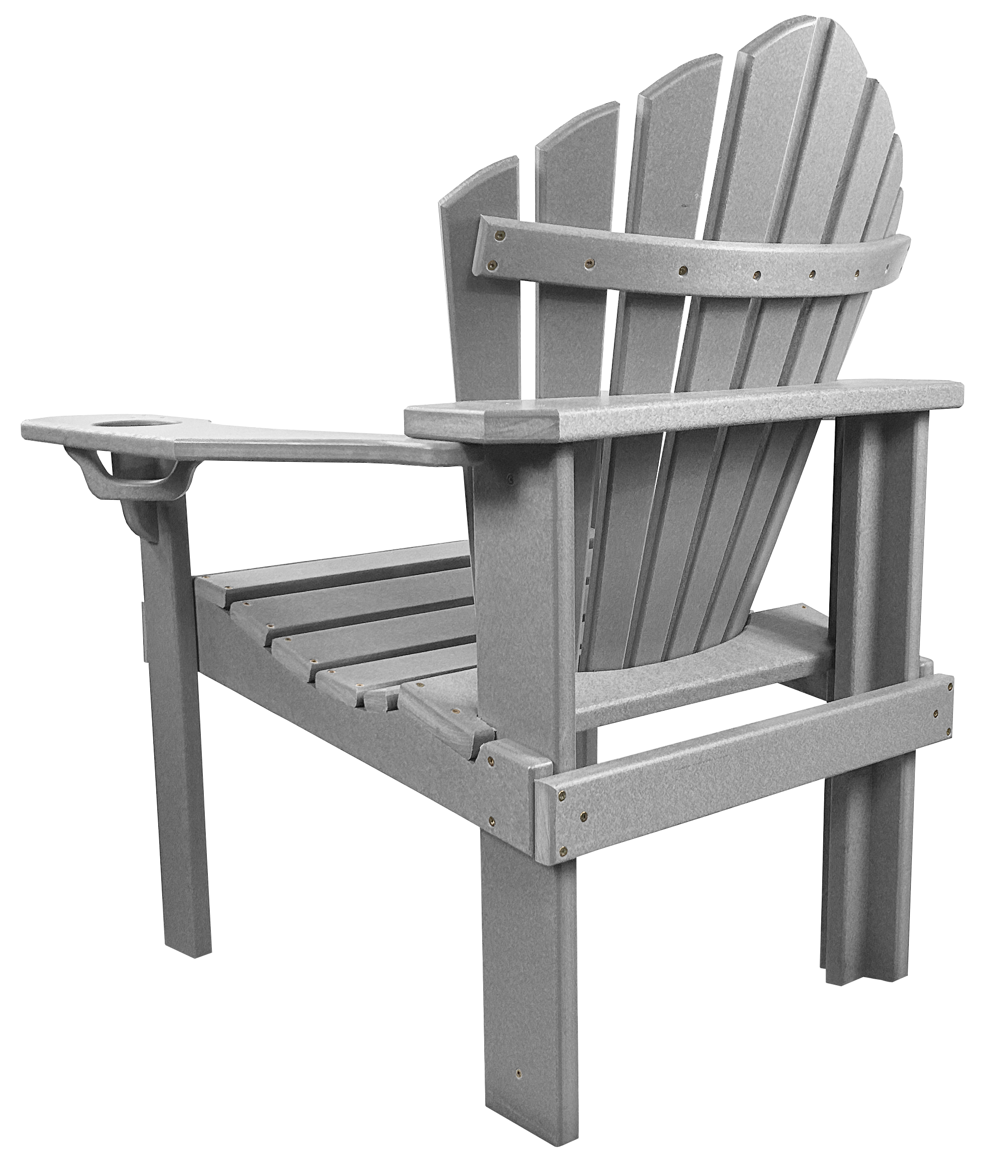 5-Piece 44”rd. Bridgewater Dining Set With Built In Cupholders