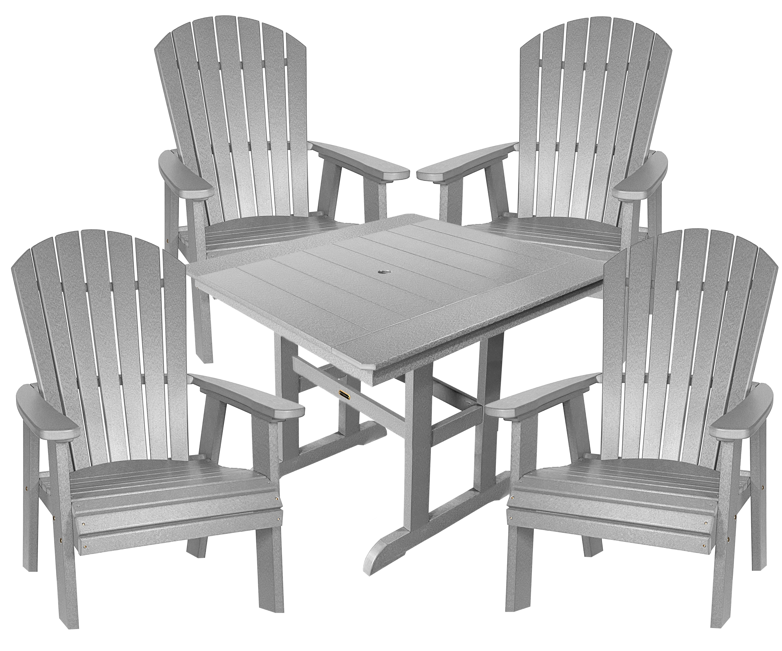 5-Piece Oceanview Adirondack Dining Set - Fully Assembled