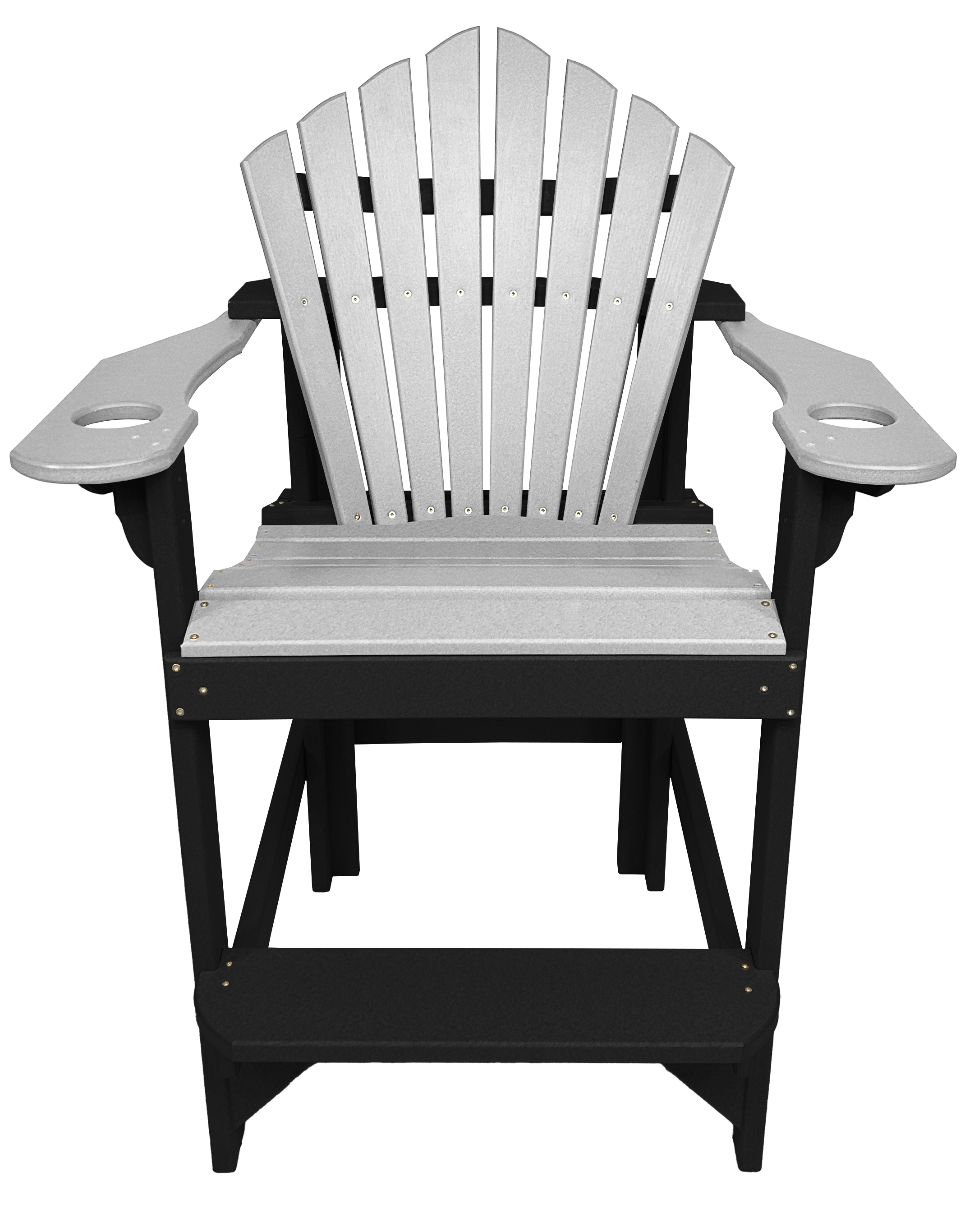 7-Piece 60”rd. Bridgewater Counter Set With Built In Cupholders