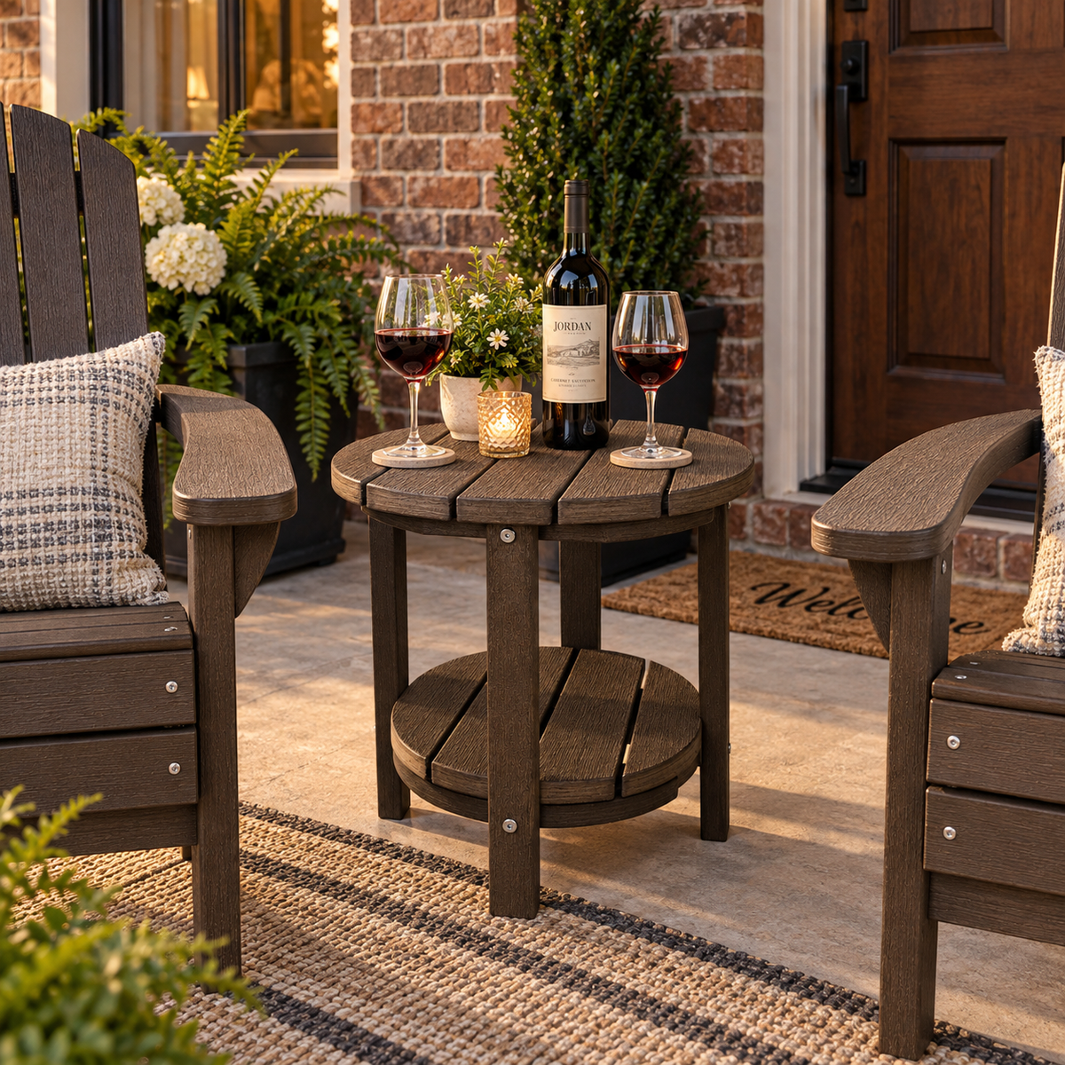 Side Table 18" Round Two Tier (Presale)
