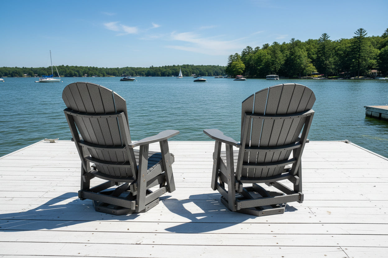 Adirondack Swivel Glider