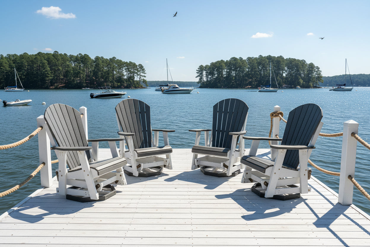 Adirondack Swivel Glider