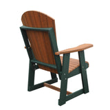DuraWeather Poly® Adirondack Deck Chair & Two Tier 22" Square End Table Set