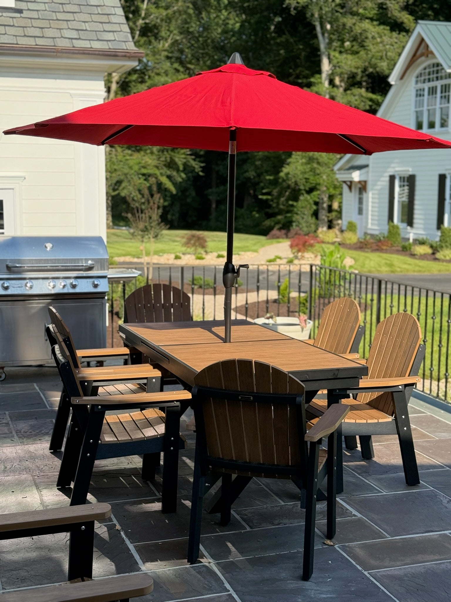 9' Push Button Tilt Octagon Patio Umbrella