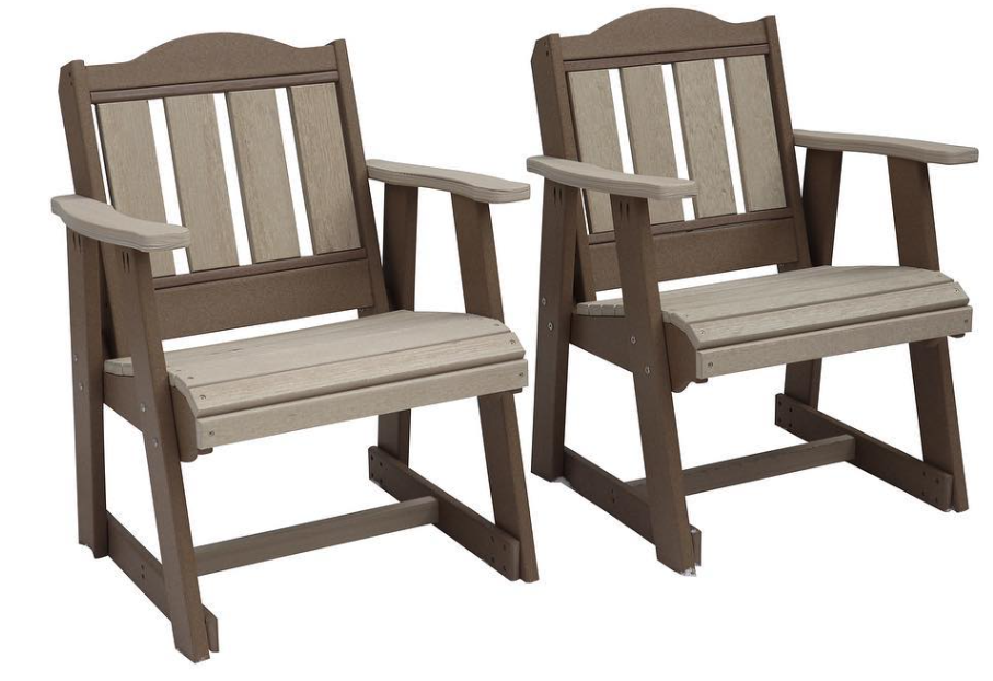 DURAWEATHER POLY ENGLISH GARDEN MISSION Deck Chair