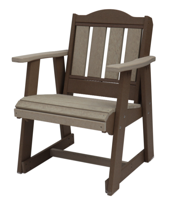 DURAWEATHER POLY ENGLISH GARDEN MISSION Deck Chair