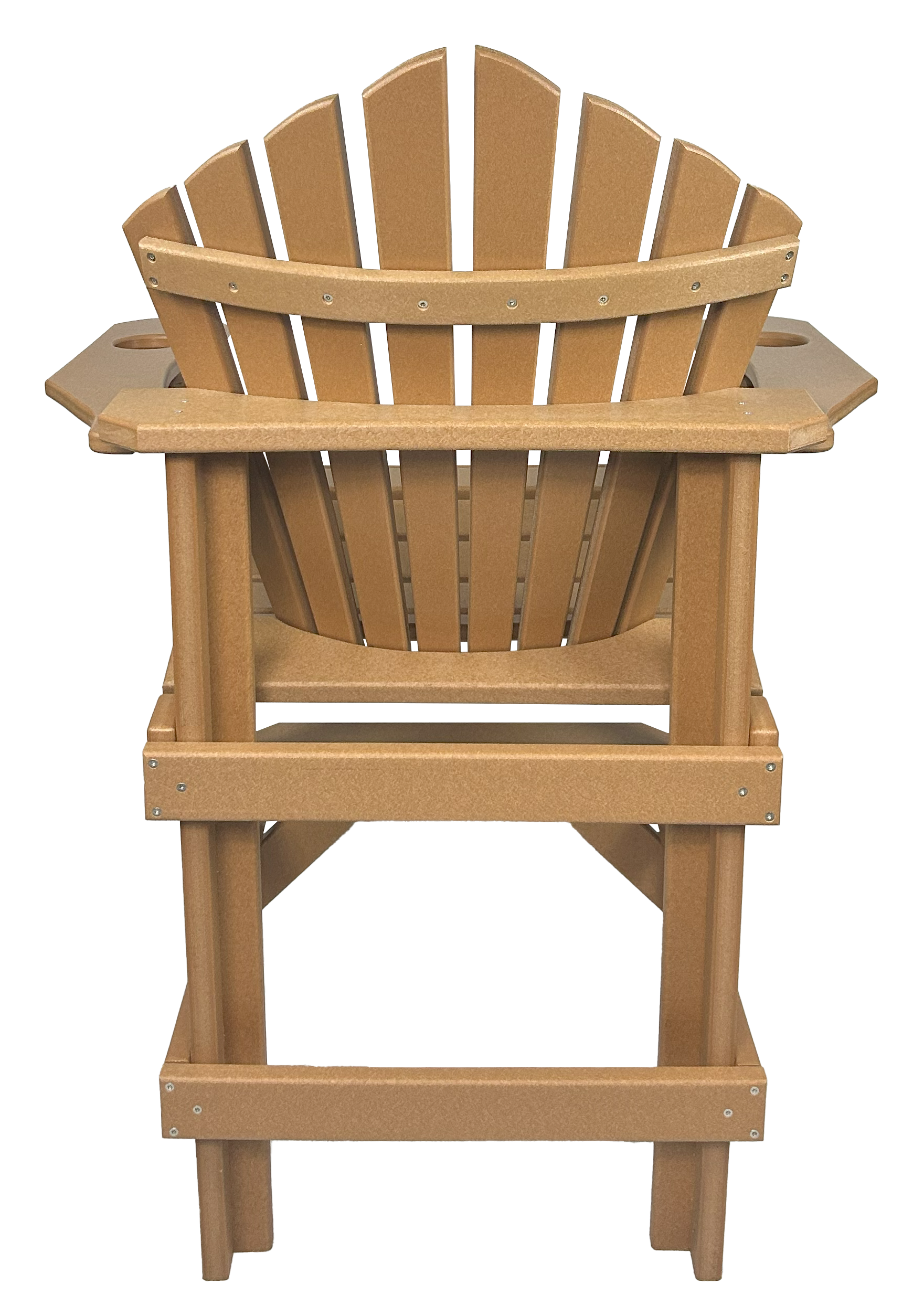 7-Piece 60”rd. Bridgewater Counter Set With Built In Cupholders