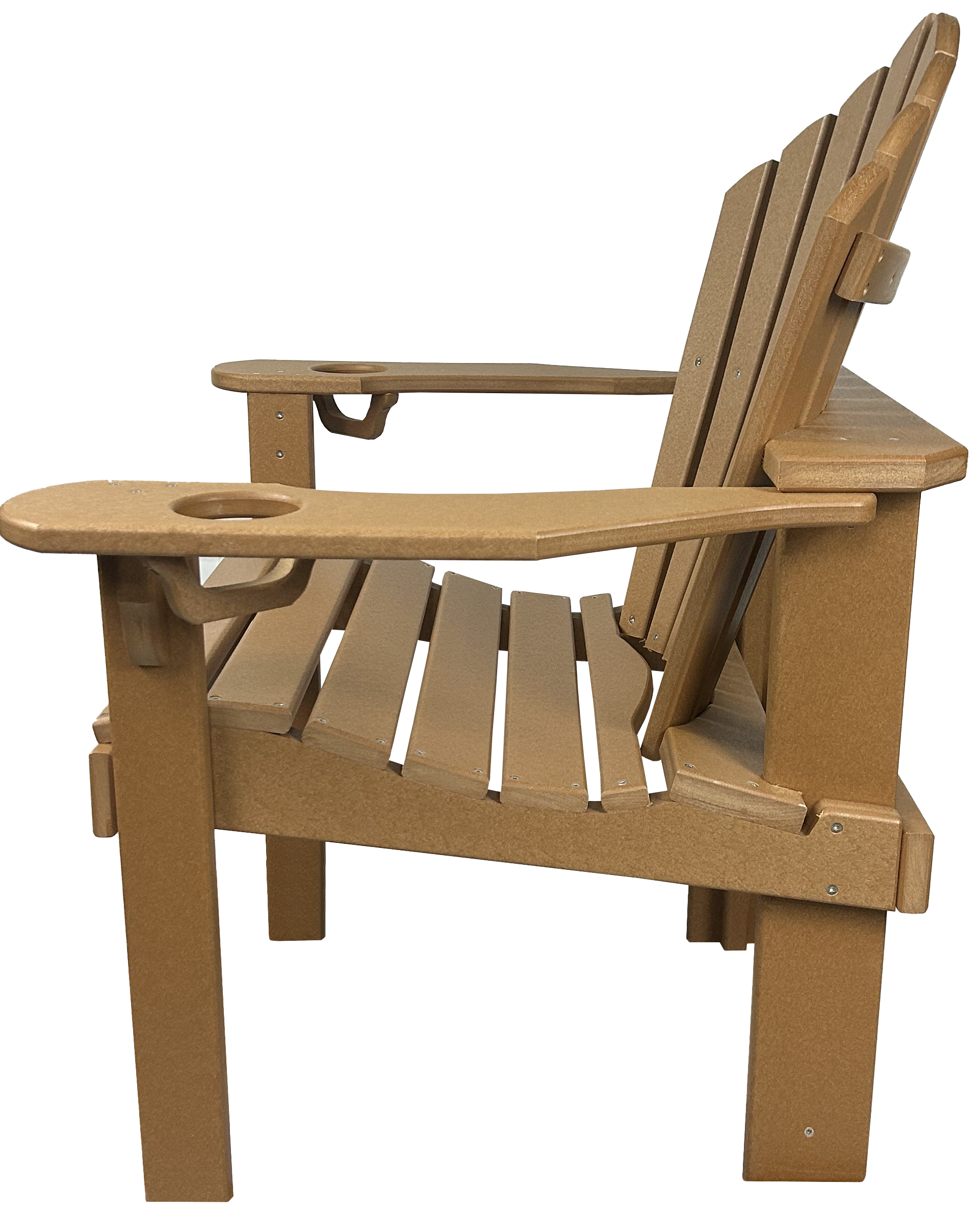 5-Piece 44”rd. Bridgewater Dining Set With Built In Cupholders