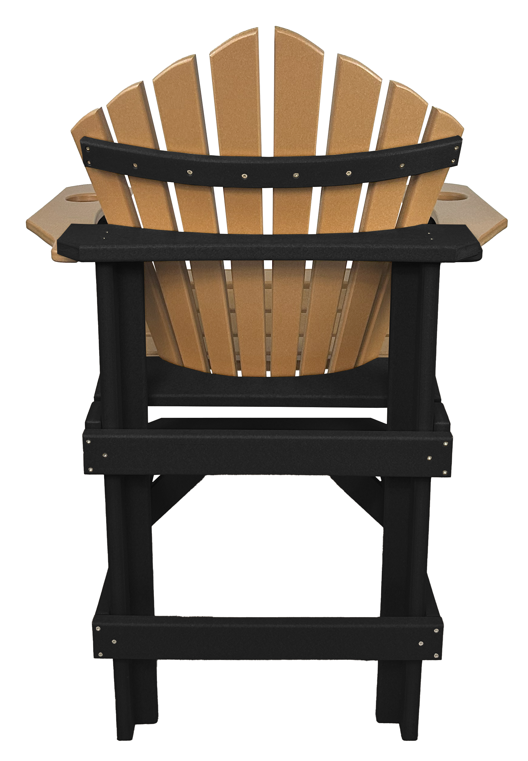 7-Piece 60”rd. Bridgewater Counter Set With Built In Cupholders