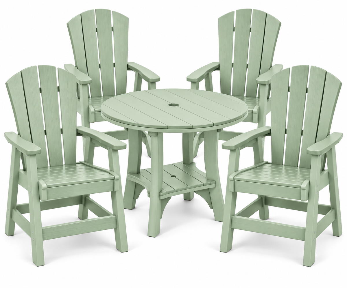 5-Piece Haven 36" Round Dining Set