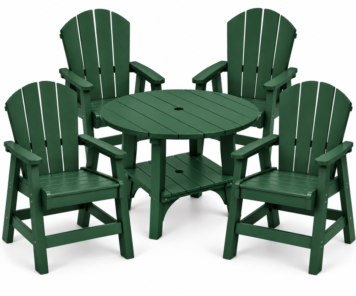 5-Piece Haven 36" Round Dining Set