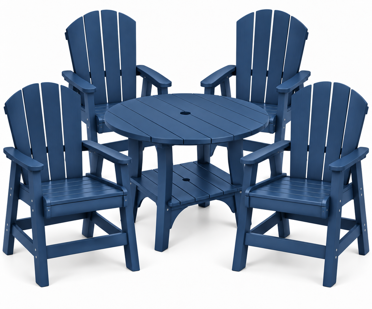 5-Piece Haven 36" Round Dining Set