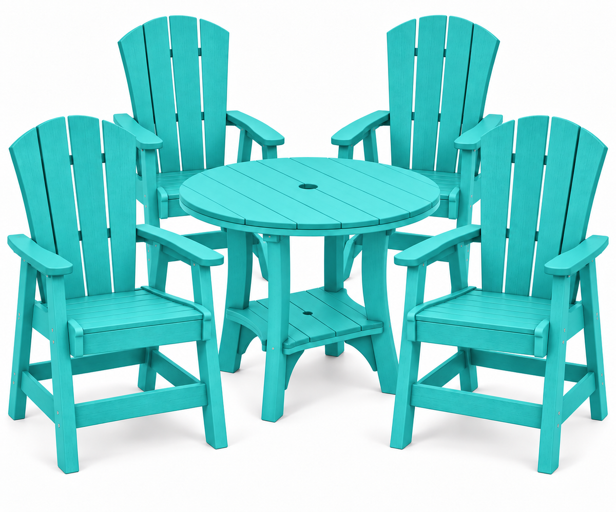 5-Piece Haven 36" Round Dining Set