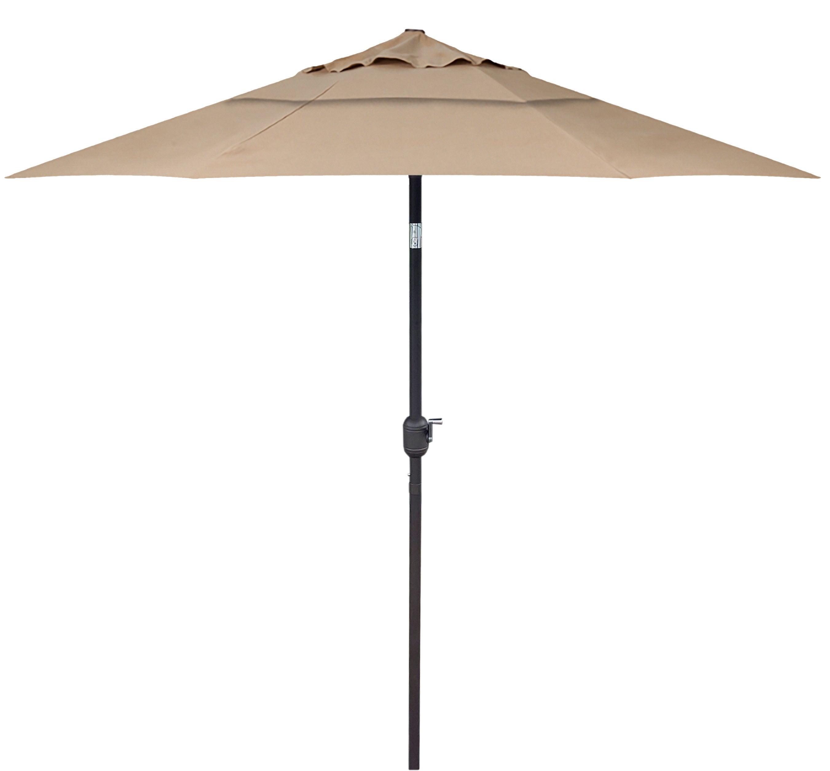 DURAWEATHER POLY® 9'ft Patio Umbrella Push Button Tilt Double Wind Vents Sunbrella Fabrics