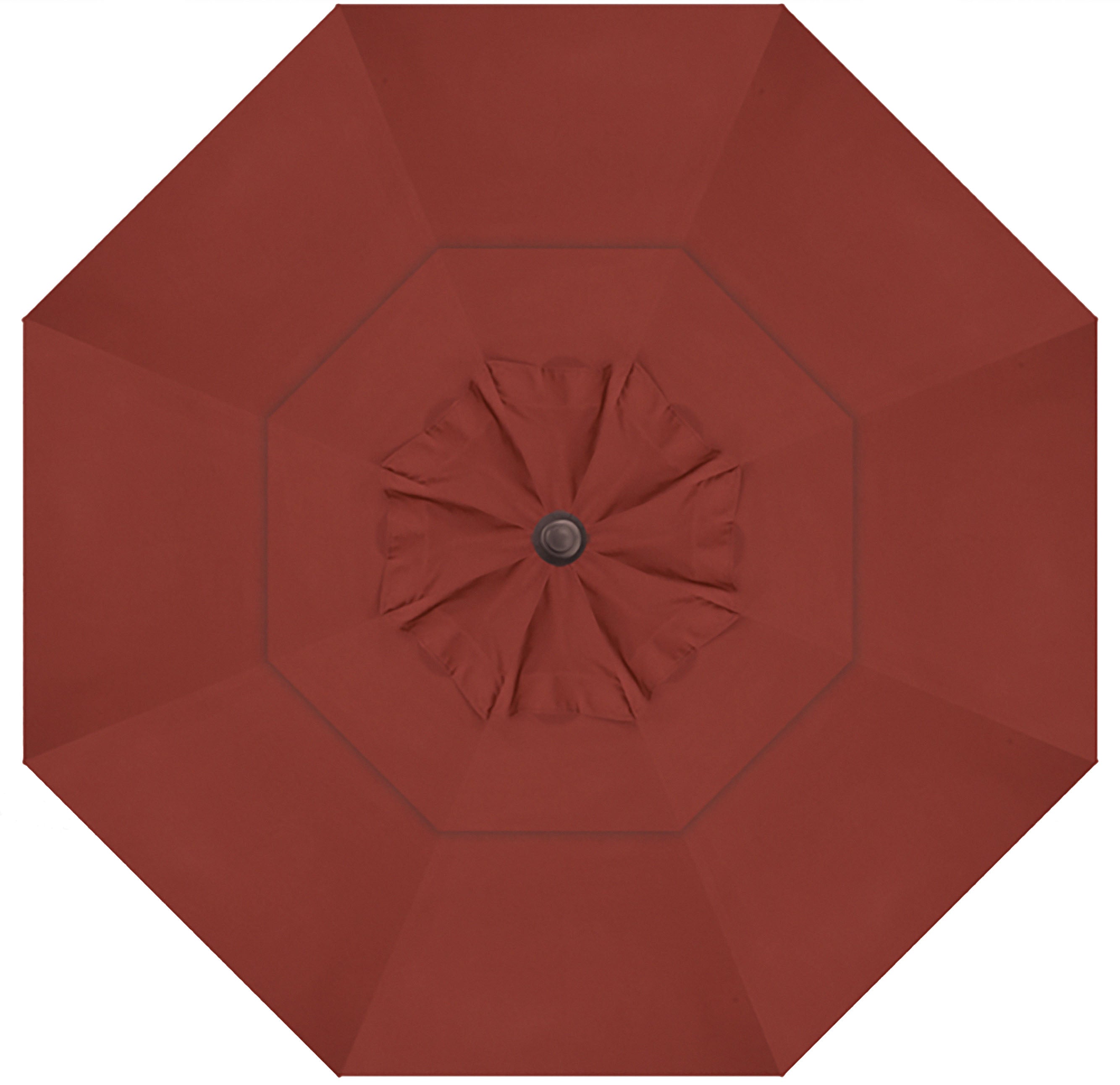 DURAWEATHER POLY® 9'ft Patio Umbrella Push Button Tilt Double Wind Vents Includes Base in Sunbrella Fabrics