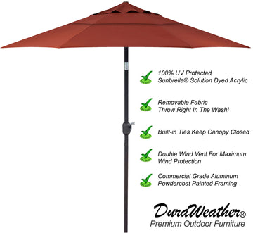asian patio umbrella Maypex 9 ft.Pagoda Market Umbrella,3 Tier Patio Umbrella in Yellow  H1300005-Y