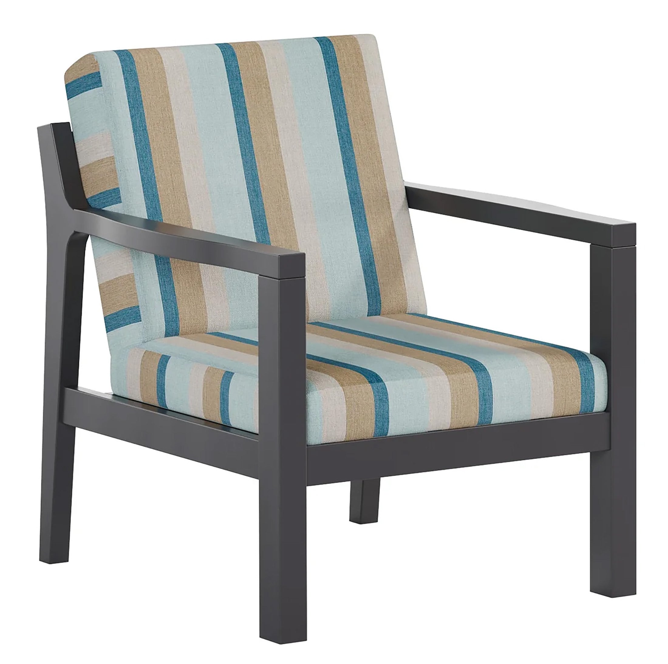 Set of 4 Mayfair Outdoor Lounge Chairs Sunbrella® Fabric