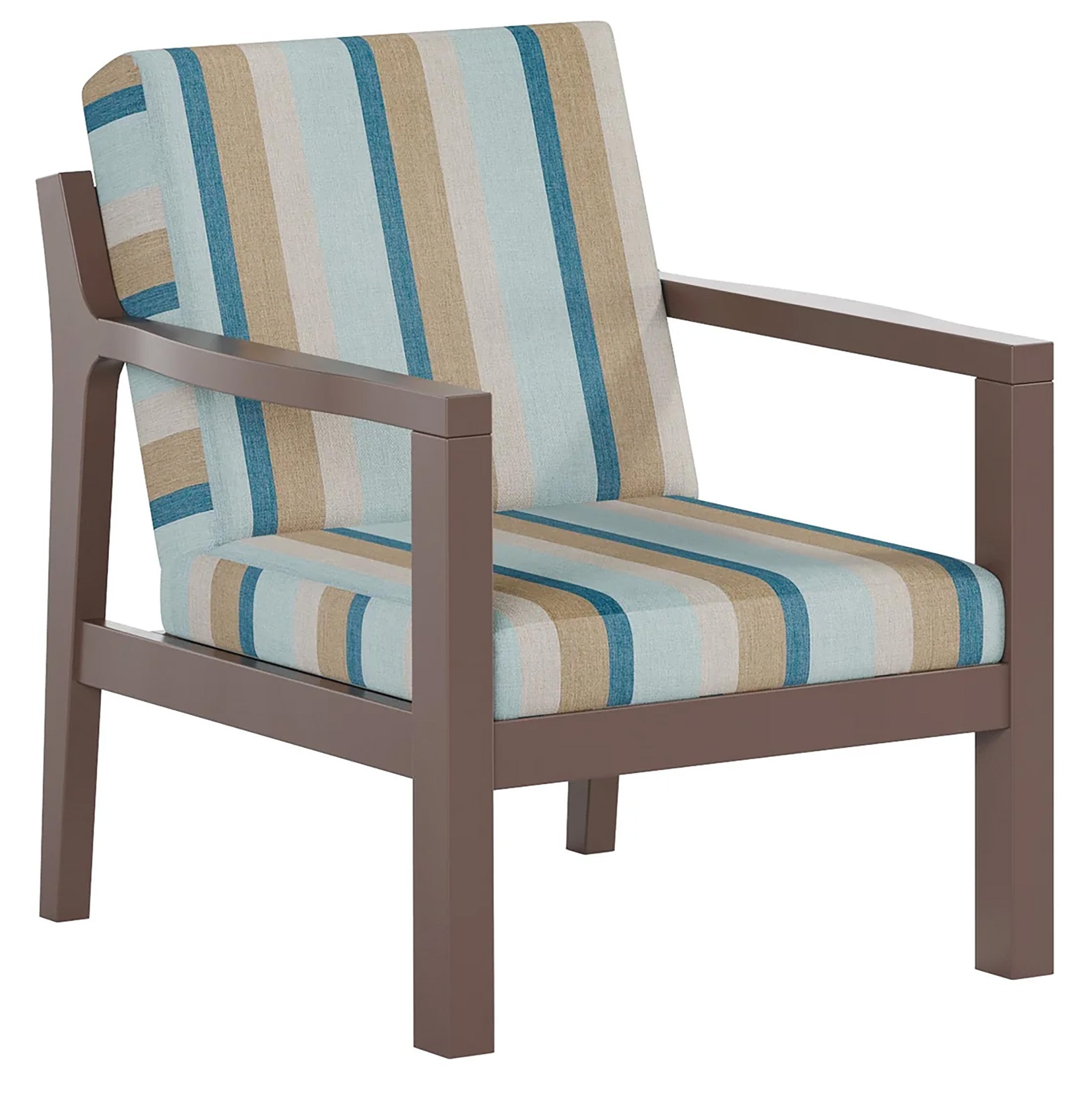 Set of 4 Mayfair Outdoor Lounge Chairs Sunbrella® Fabric