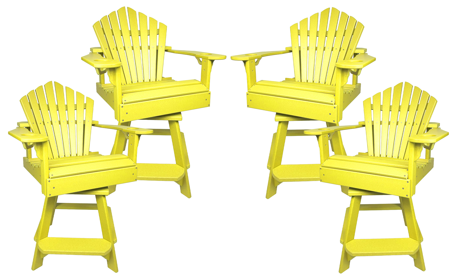 Set of 4 - Bridgewater Swivel Counter Chairs