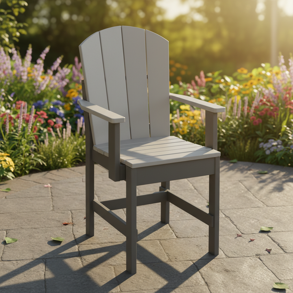 DuraWeather Poly FANBACK DINING CHAIR