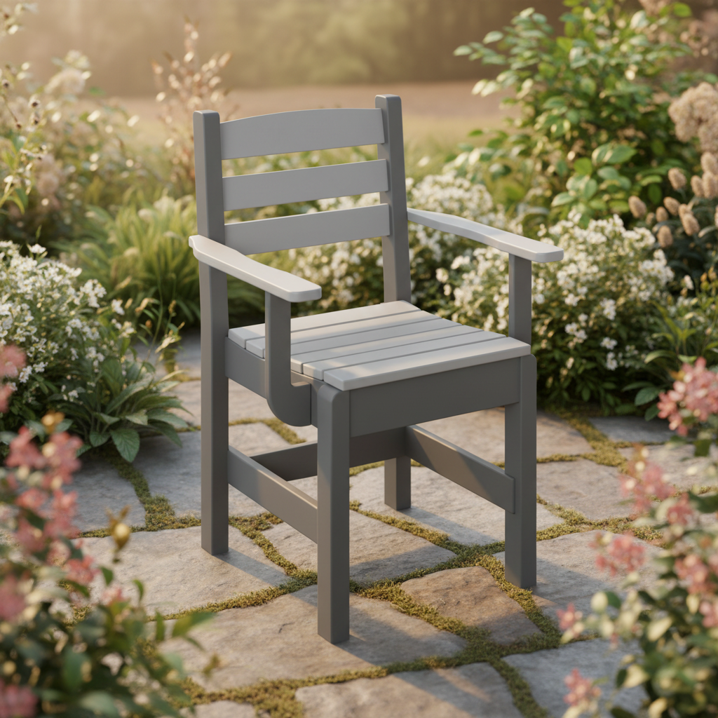 DuraWeather Poly DINING CAPTAIN CHAIR
