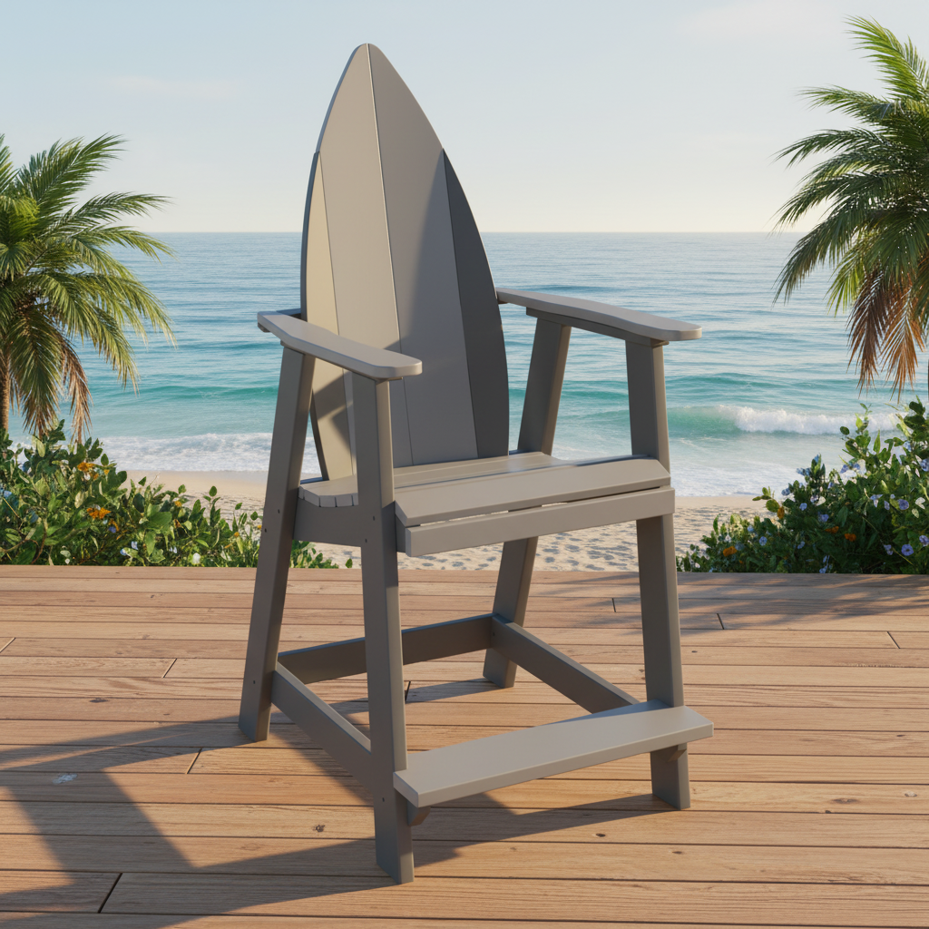 DuraWeather Poly SURFBOARD NOSE BALCONY CHAIR
