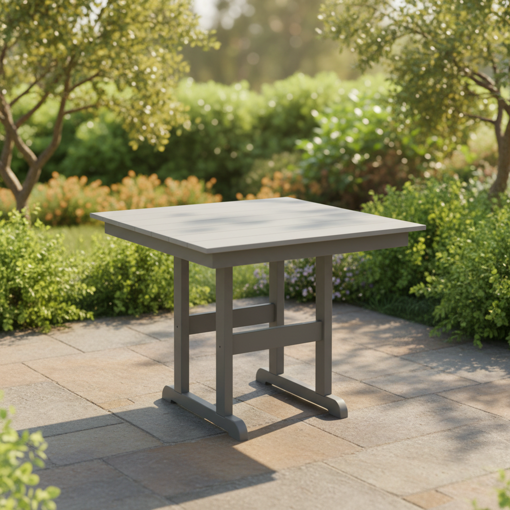 DuraWeather Poly 38 SQUARE TABLE