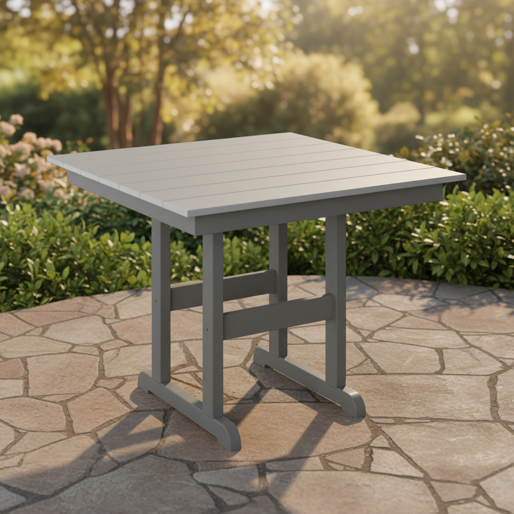 DuraWeather Poly 38 SQUARE TABLE