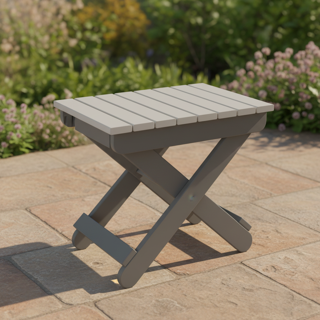 DuraWeather Poly FOLDING END TABLE