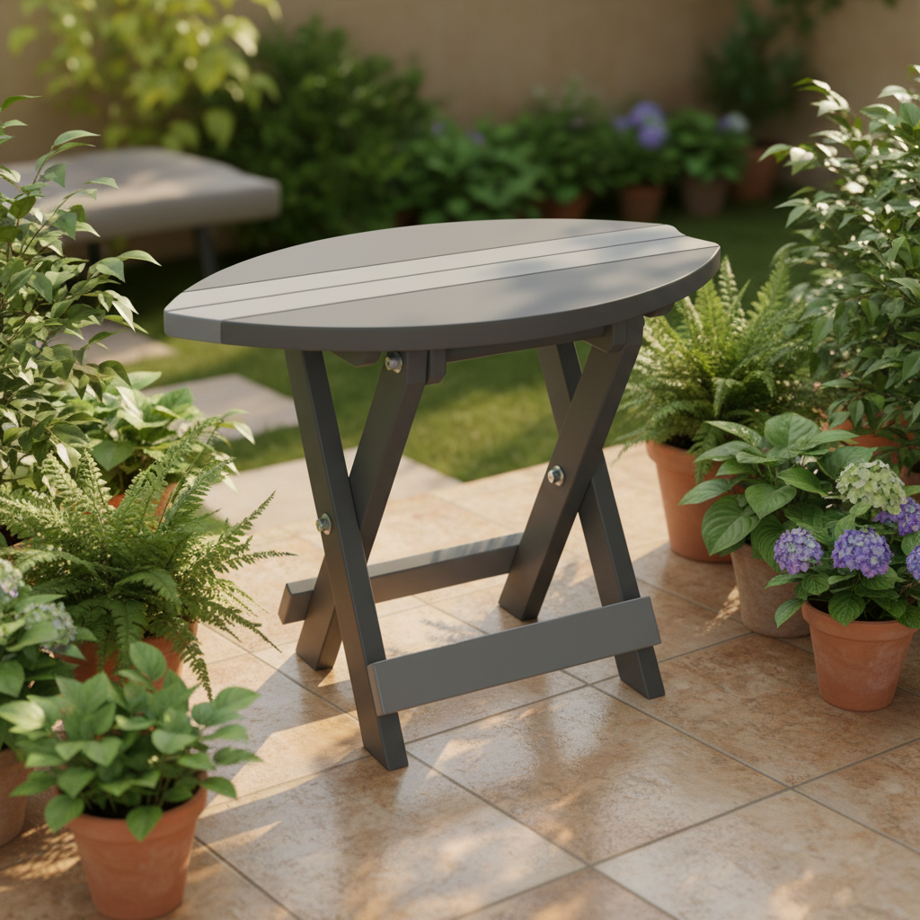DuraWeather Poly SURFBOARD FOLDING END TABLE