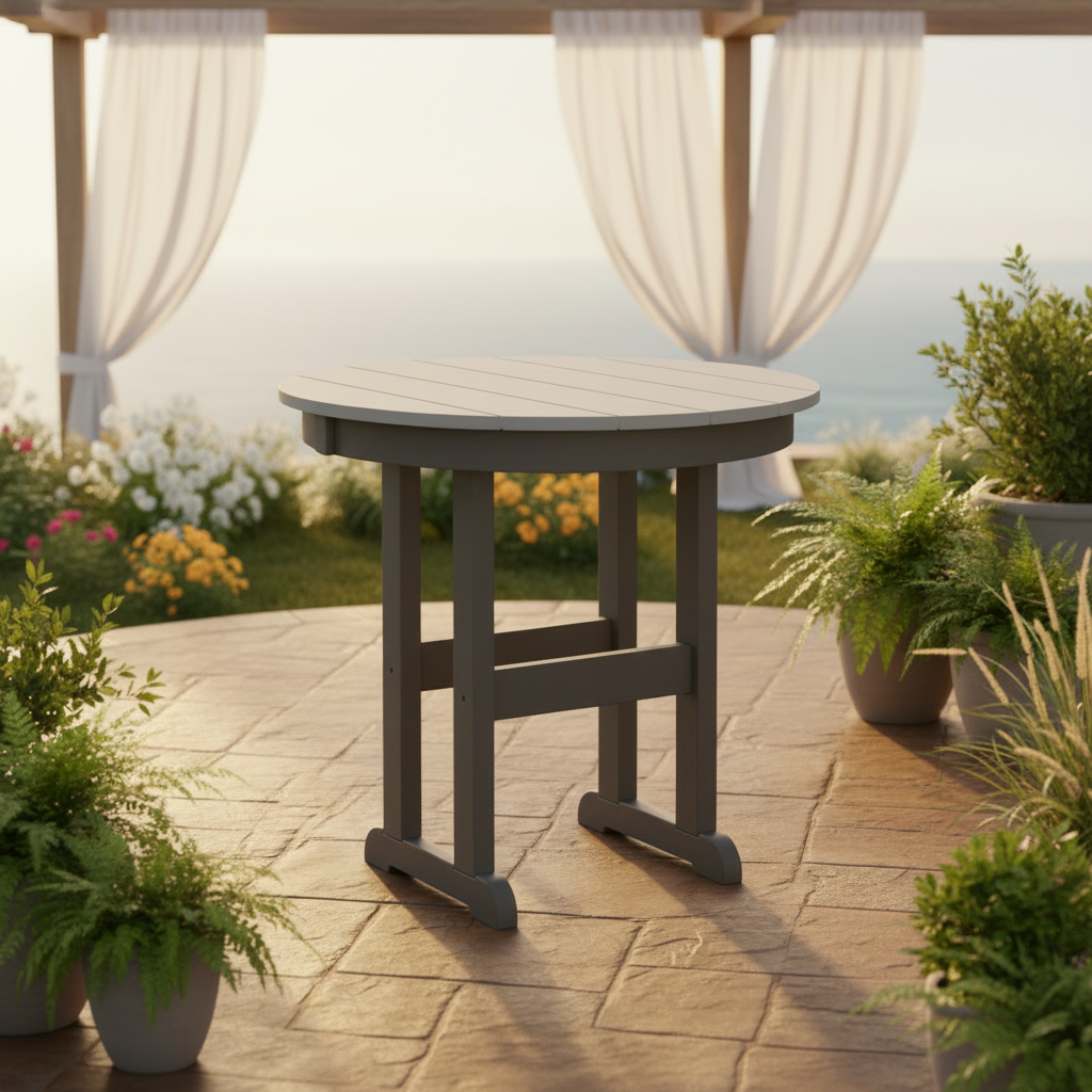 DuraWeather Poly 33" ROUND TABLE