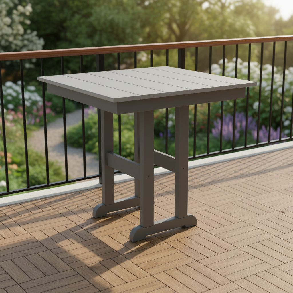 DuraWeather Poly 33 SQUARE TABLE