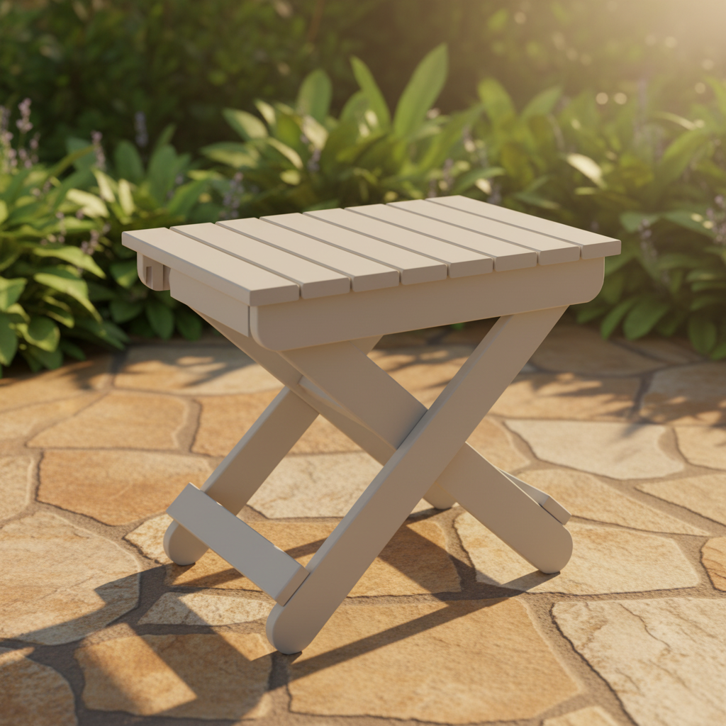 DuraWeather Poly FOLDING END TABLE