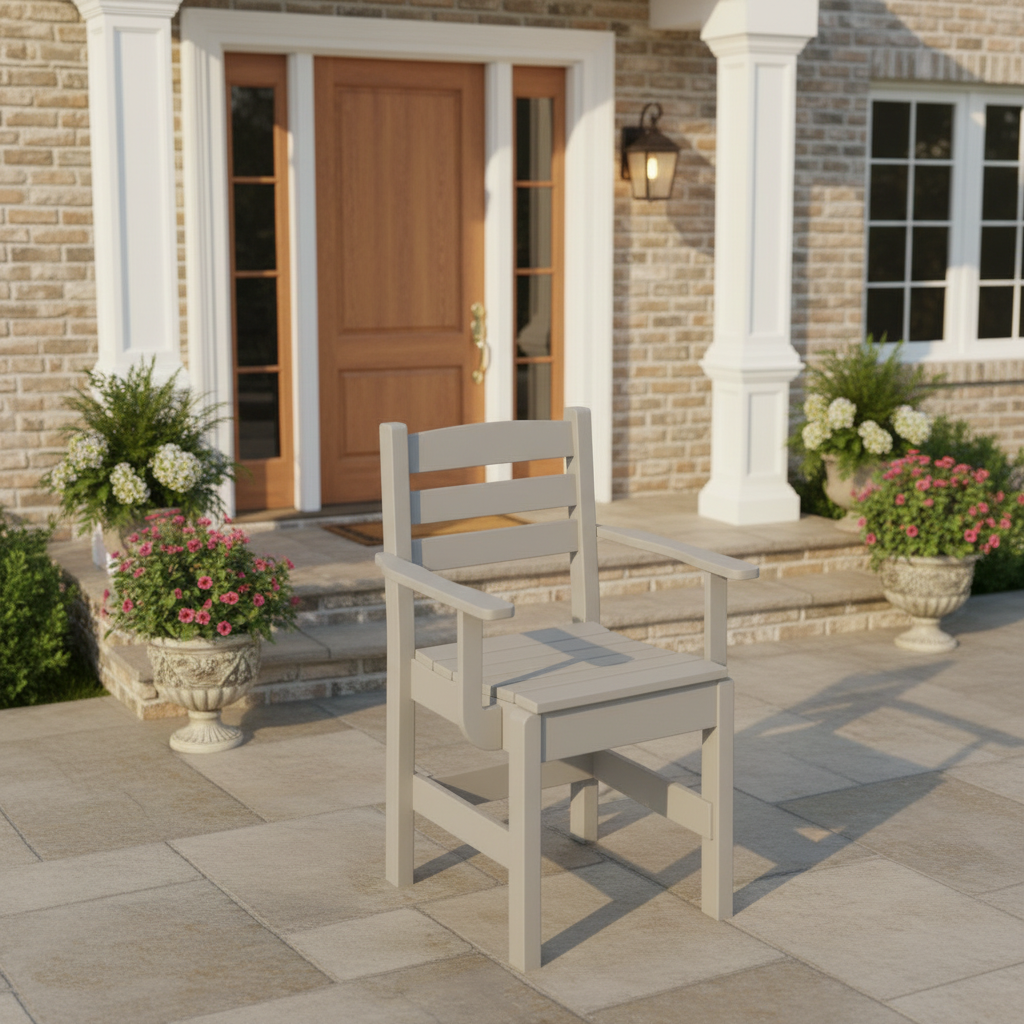 DuraWeather Poly DINING CAPTAIN CHAIR