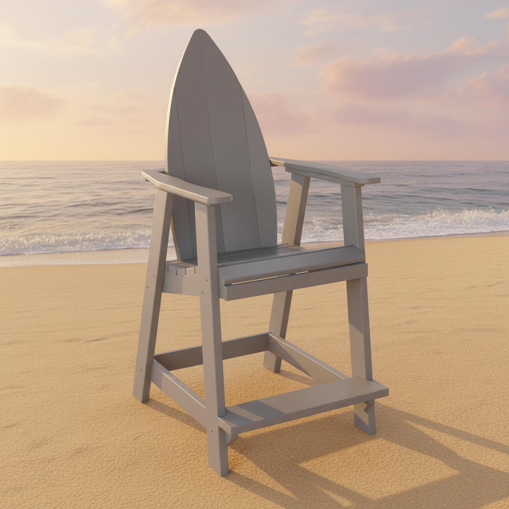 DuraWeather Poly SURFBOARD NOSE BALCONY CHAIR