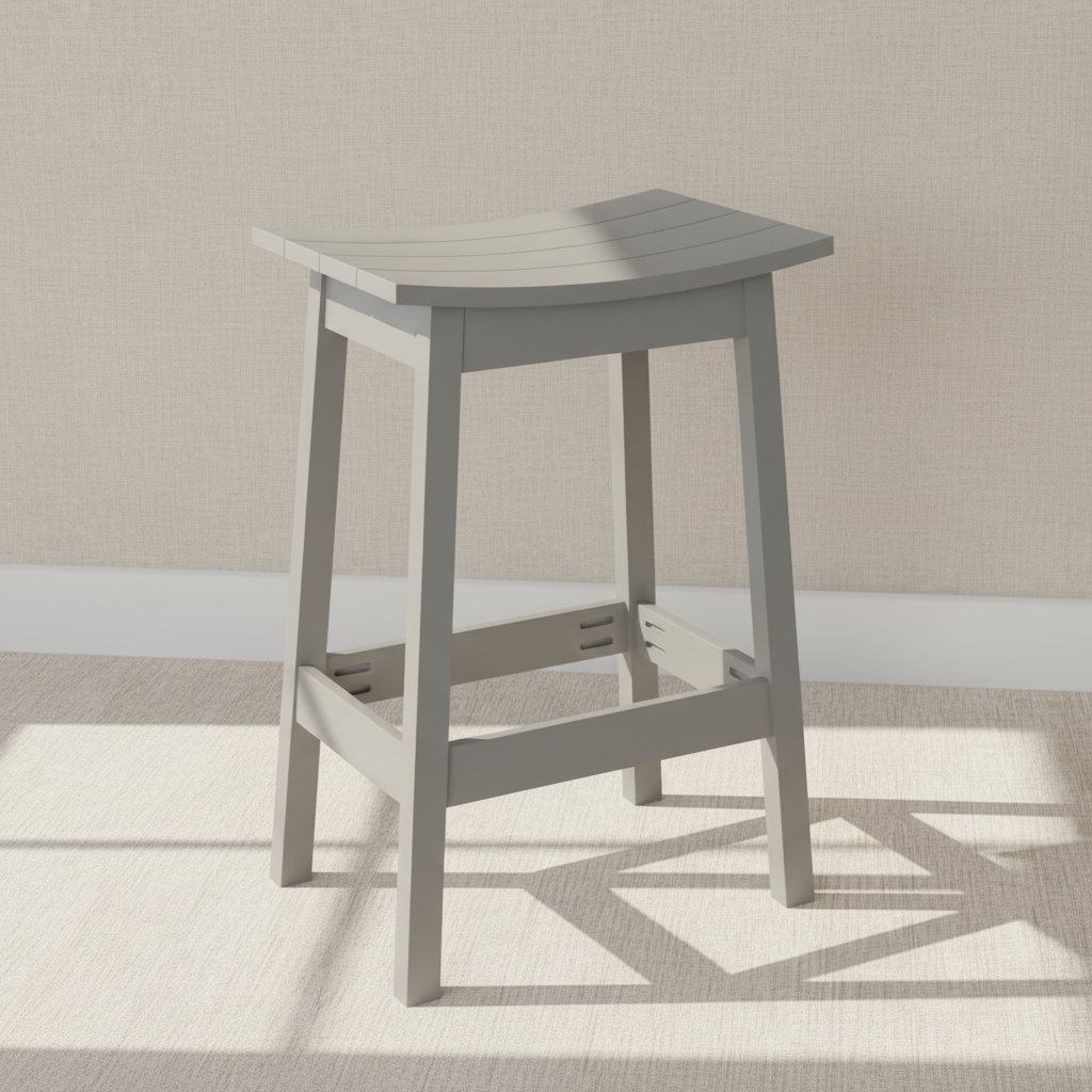 DuraWeather Poly SADDLE STOOL