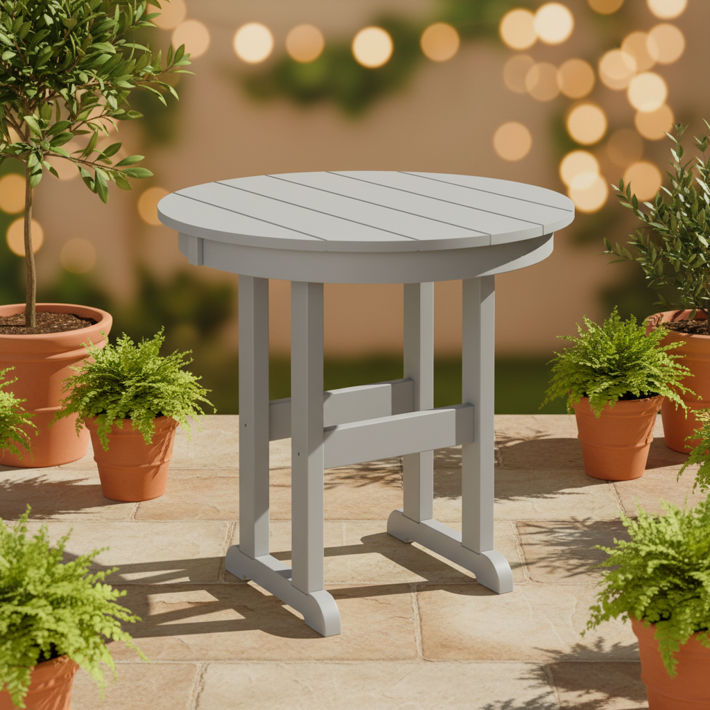 DuraWeather Poly 33" ROUND TABLE