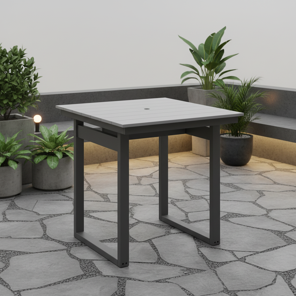 DuraWeather Poly MODERN 38 SQUARE TABLE