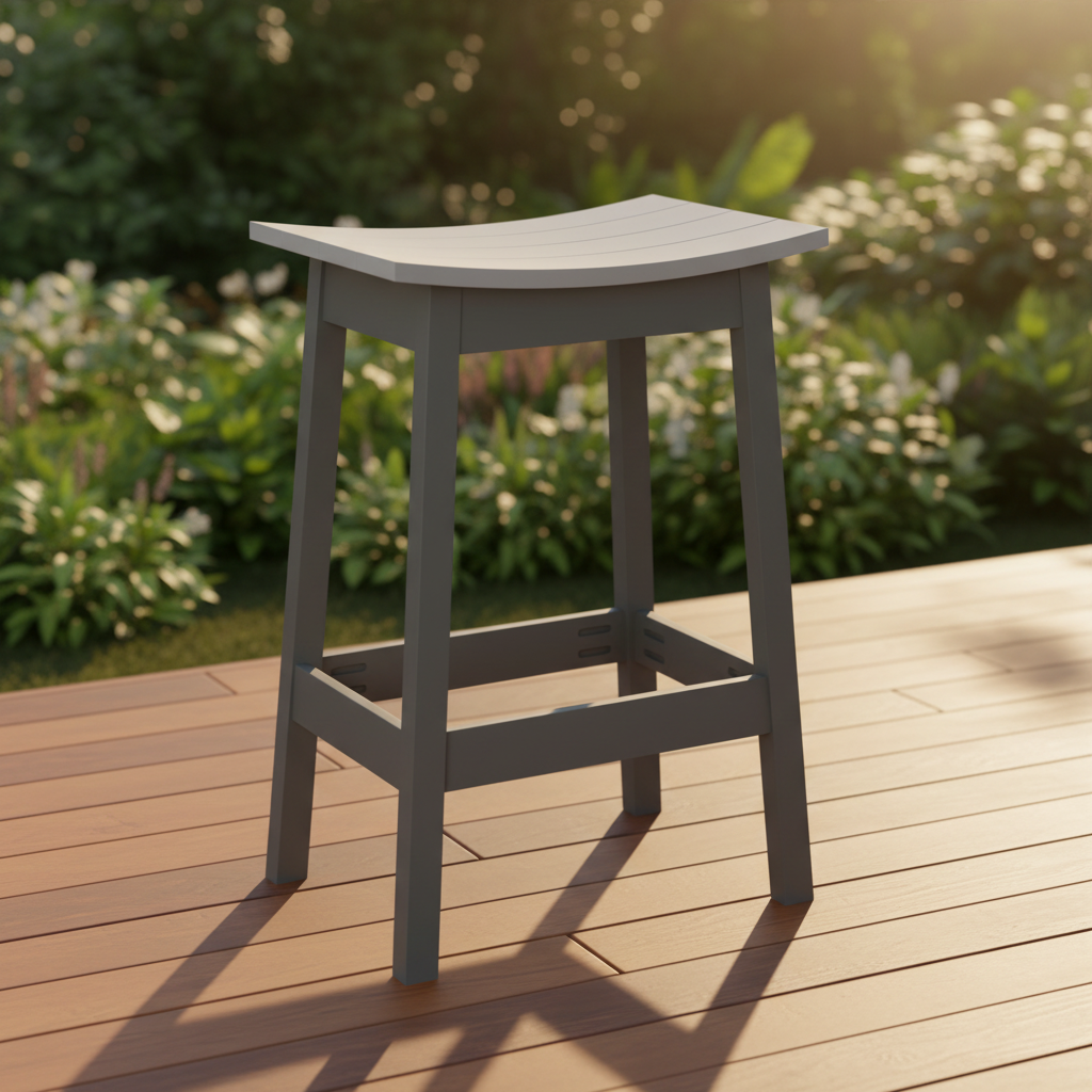 DuraWeather Poly SADDLE STOOL