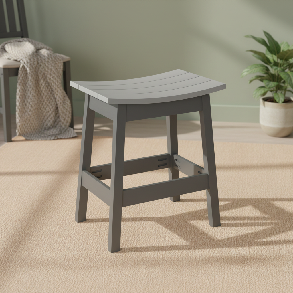 DuraWeather Poly SADDLE STOOL