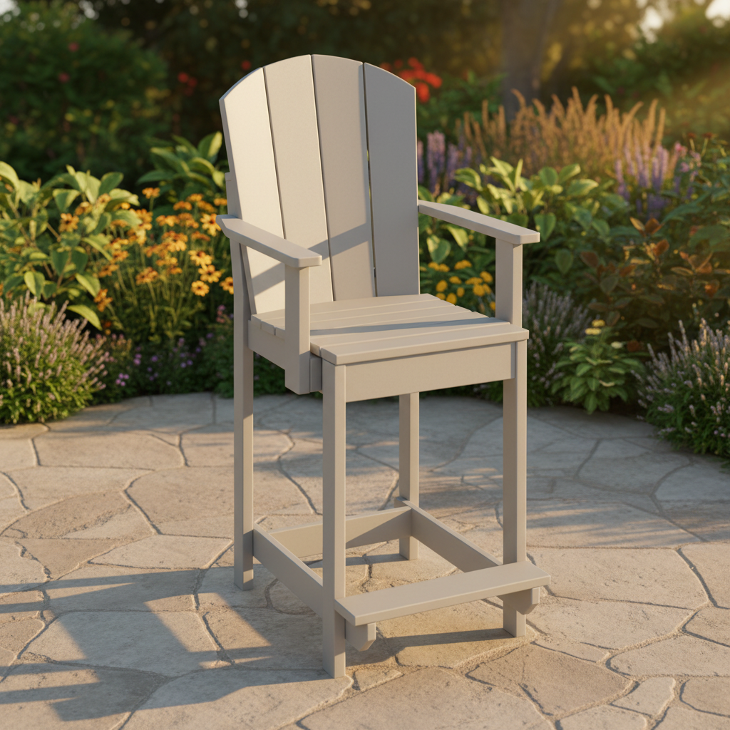 DuraWeather Poly FANBACK DINING CHAIR