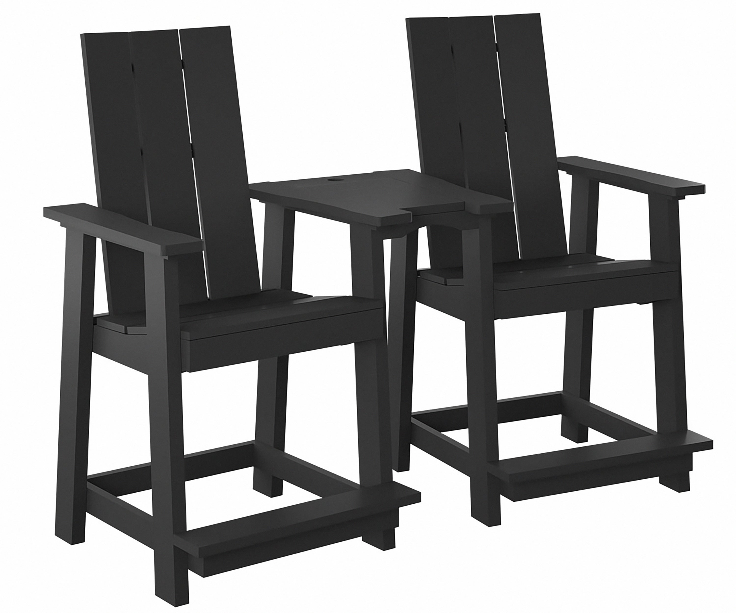 Modern Counter Height Tete-a-tete - New