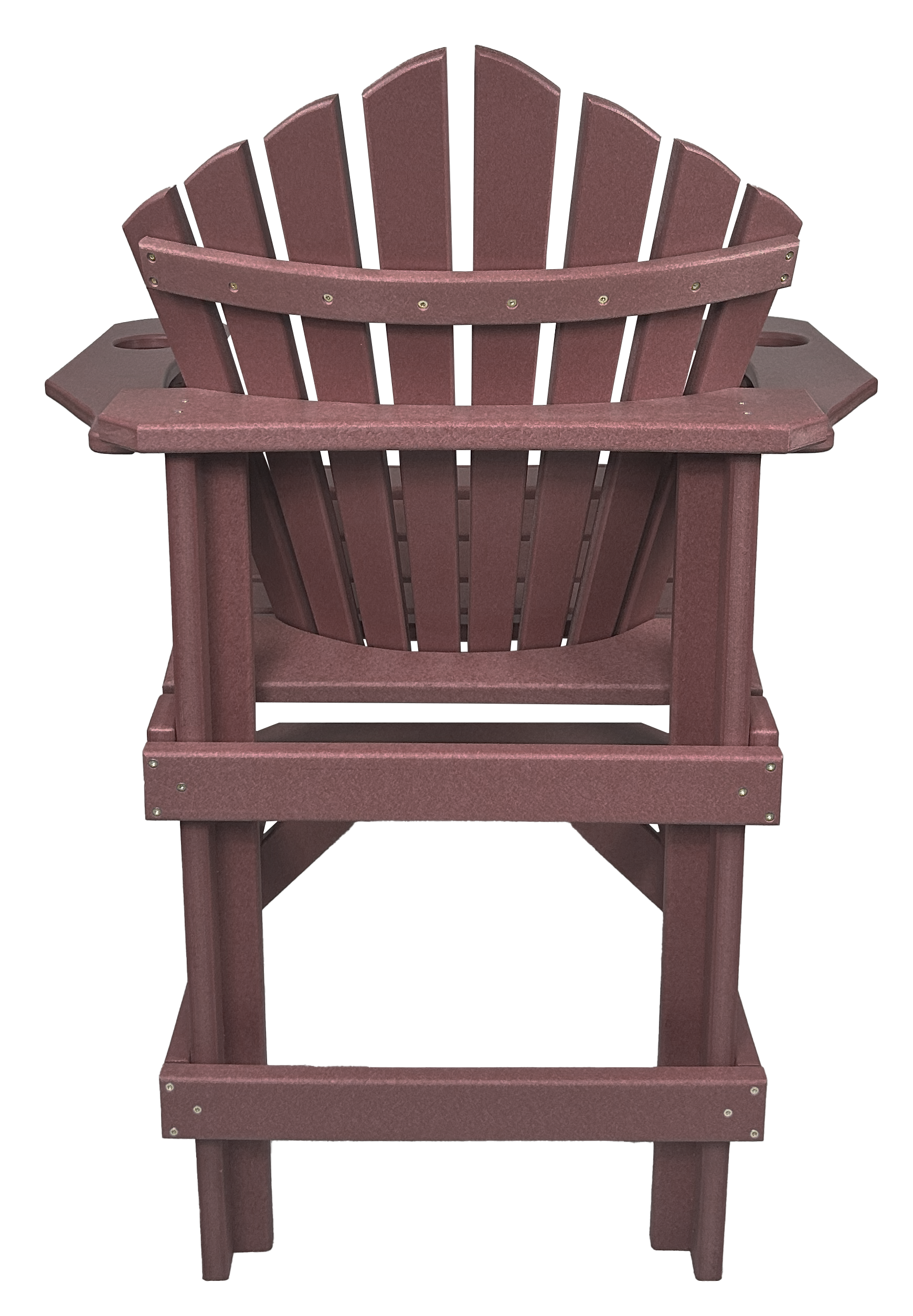 7-Piece 60”rd. Bridgewater Counter Set With Built In Cupholders