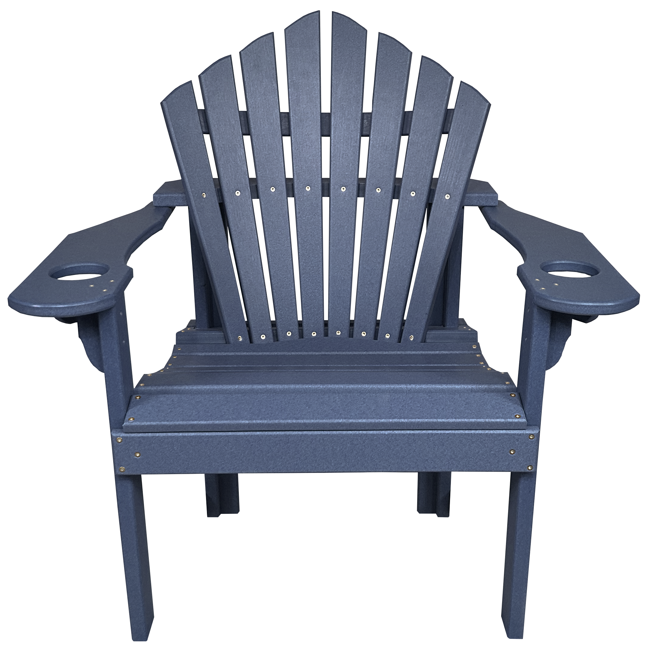 5-Piece 44”rd. Bridgewater Dining Set With Built In Cupholders