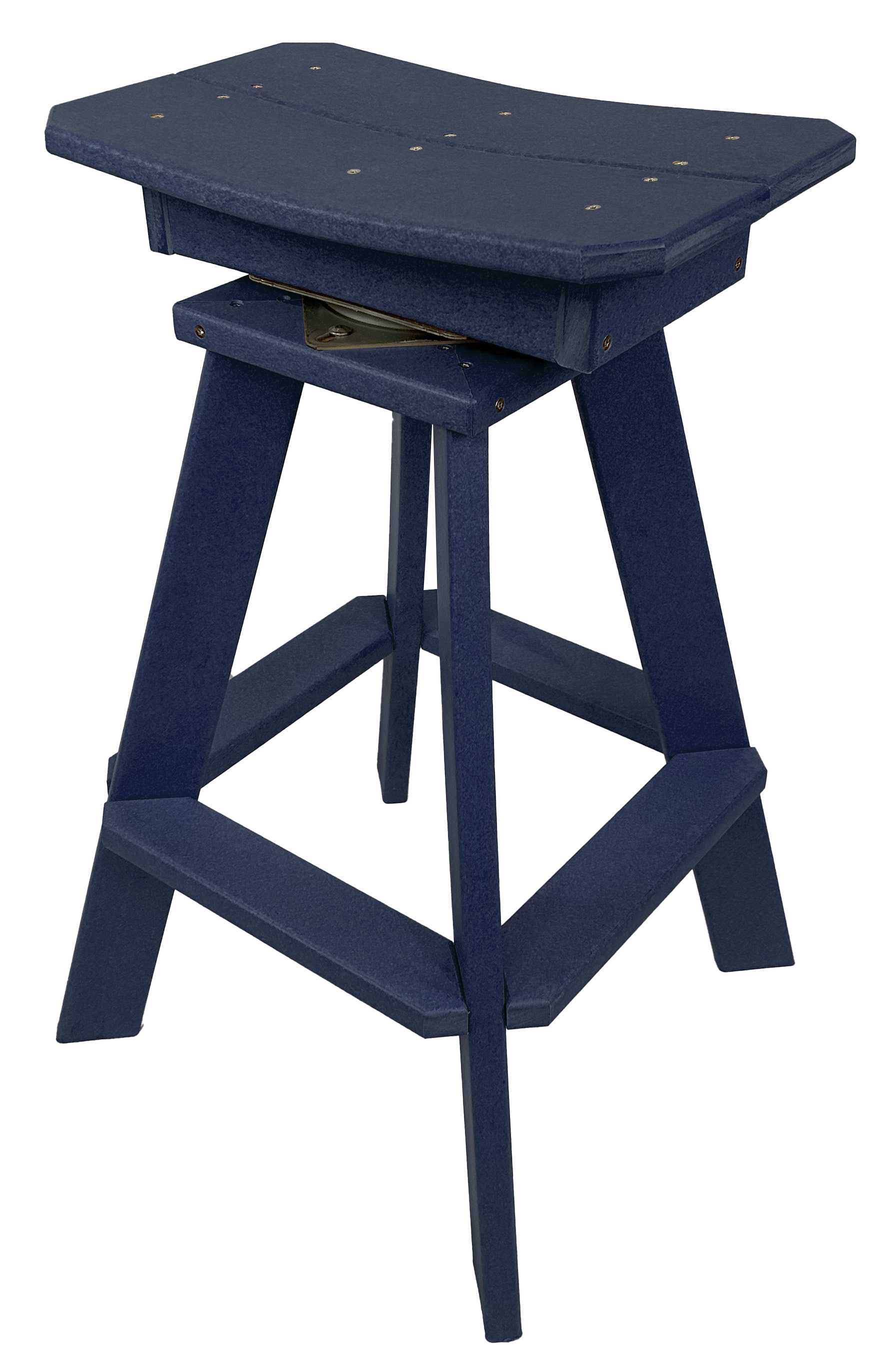 Set of 6 - Swivel Saddle Bar Stools