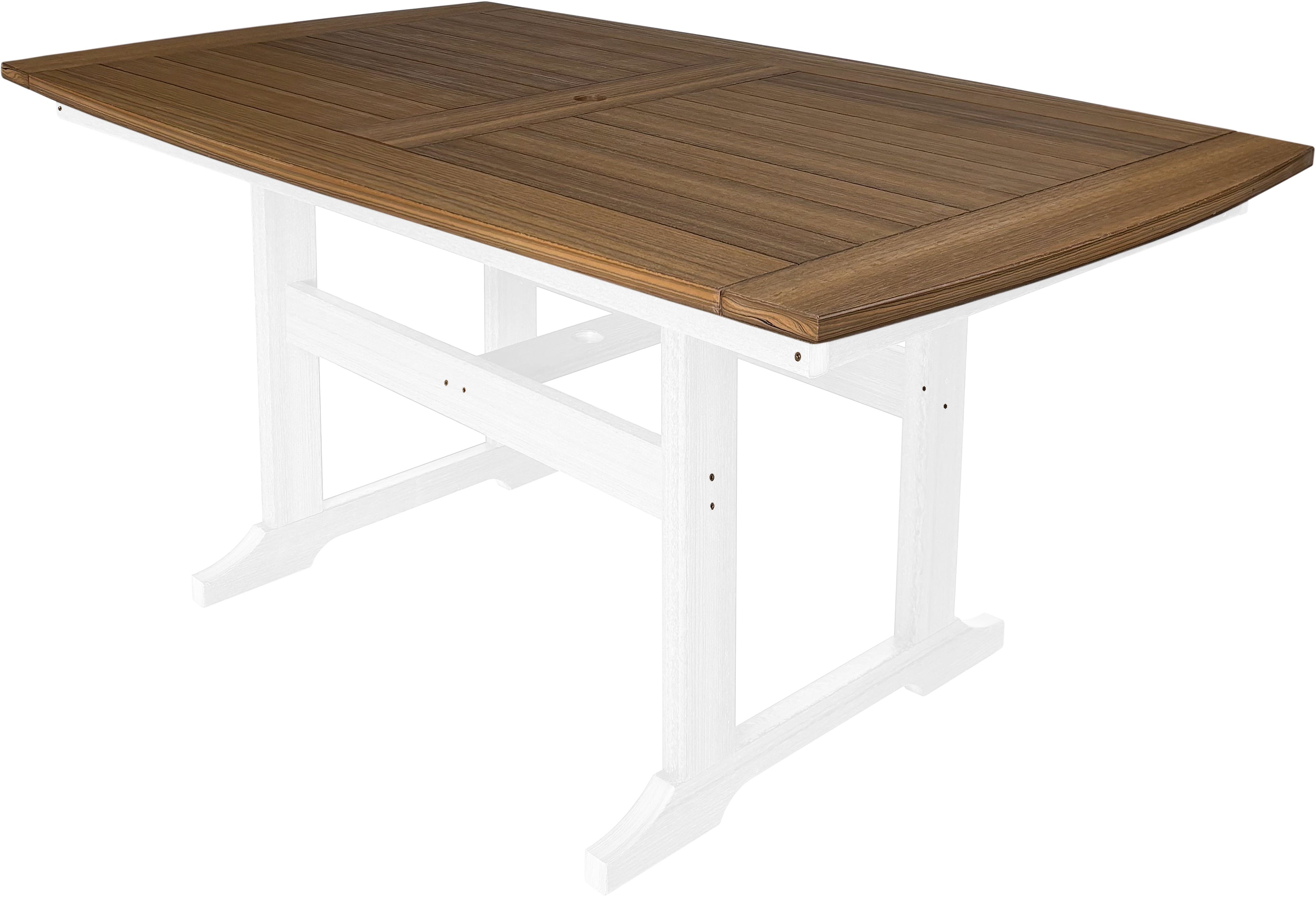 DURAWEATHER POLY® 7-Piece Lakeside Adirondack Dining Table Set