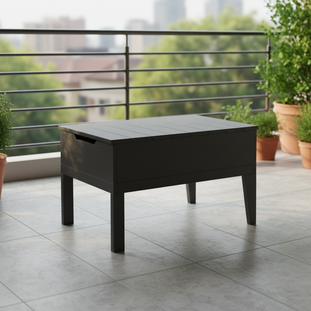 DuraWeather Poly BREEZE DEEP SEAT STORAGE/ICE TABLE
